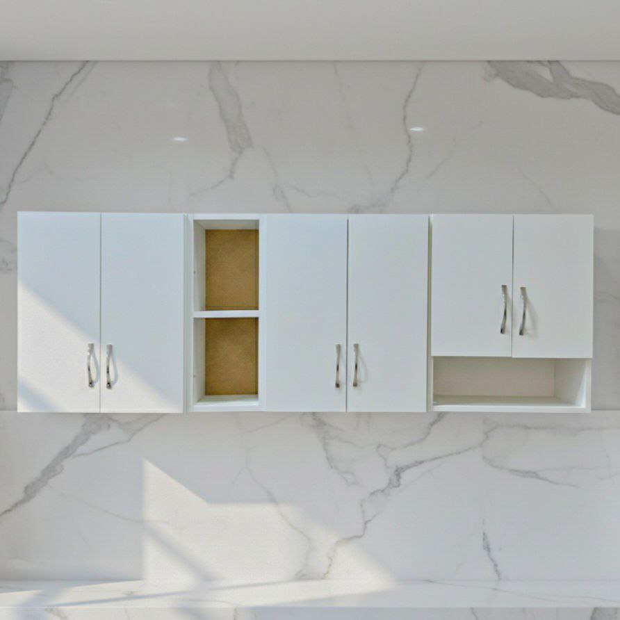 Placard mural de cuisine blanc – Plusieurs tailles disponibles