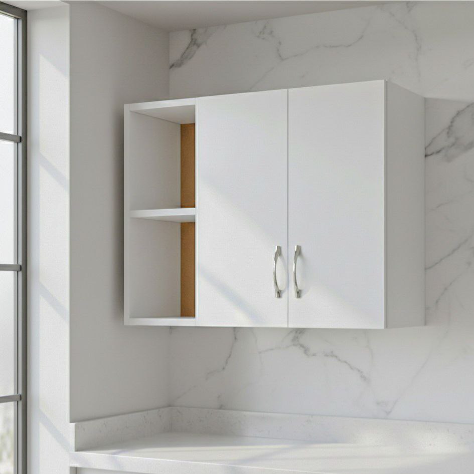 Placard mural de cuisine blanc – Plusieurs tailles disponibles