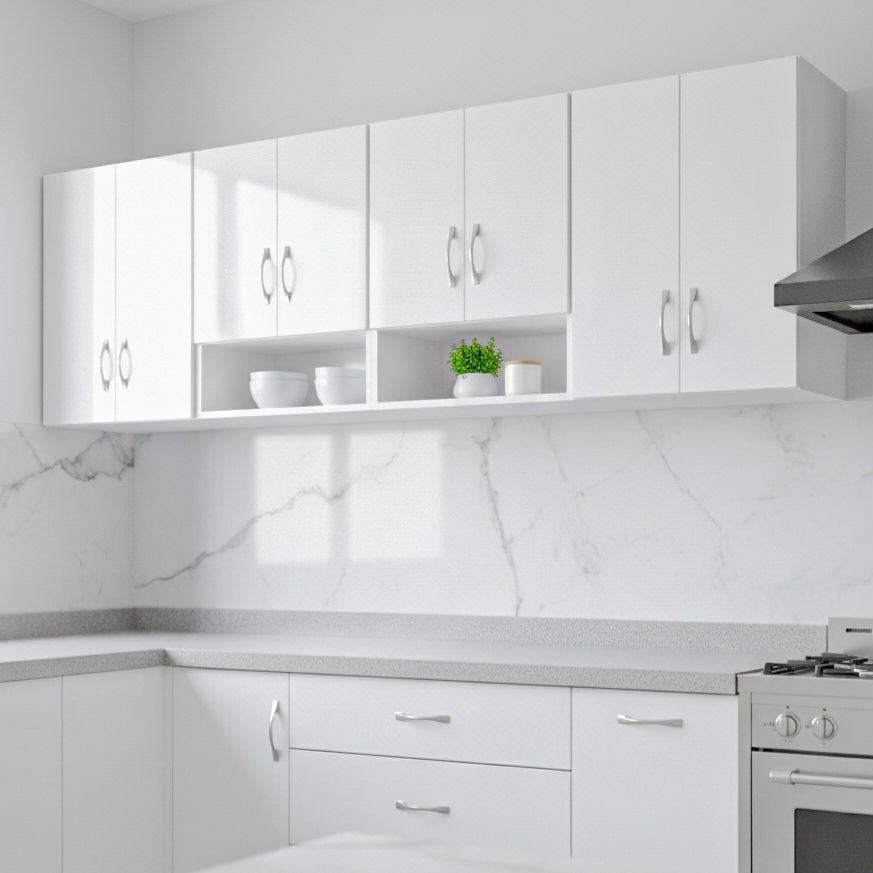 Placard mural de cuisine blanc – Plusieurs tailles disponibles